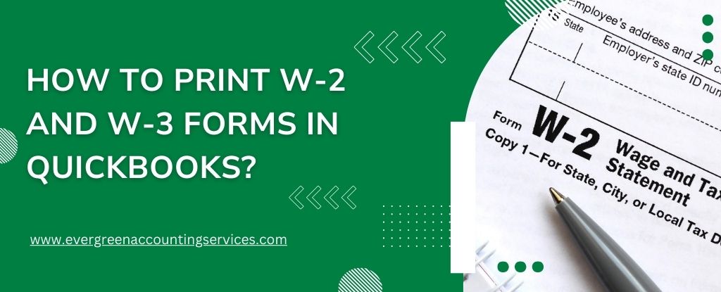 Print W-2 and W-3 Forms